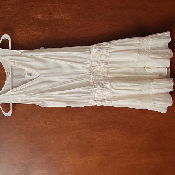 Nwt Ramy Brook Mariah Dress, Ivory, S - Picture 6 of 7